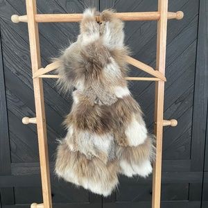 Adrienne Landau Genuine Fur Scarf